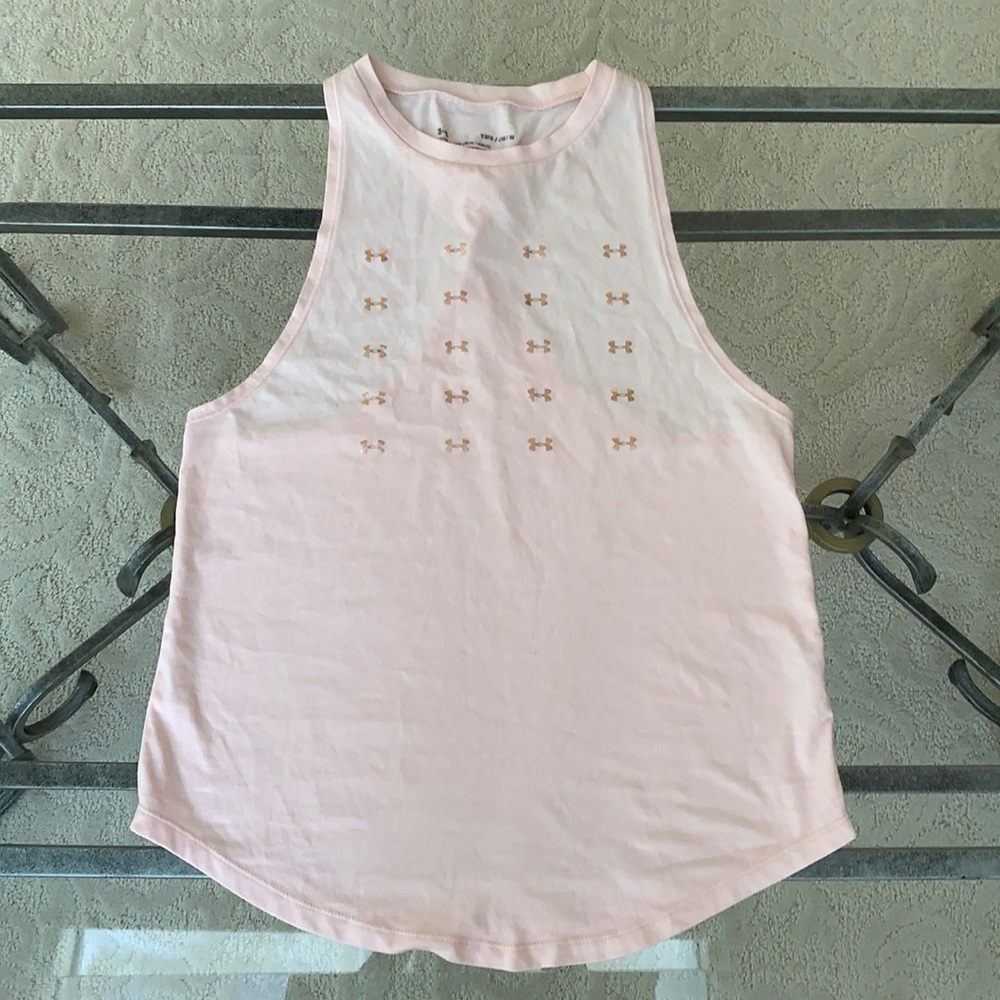 Girls size medium (12) under armour tank top